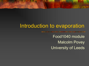 Introduction to evaporation