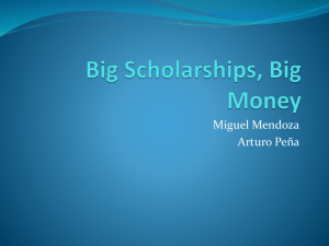 Big Scholarships, Big Money - Galena Park Independent School