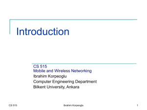 Introduction, History, Overview of Wireless Systems