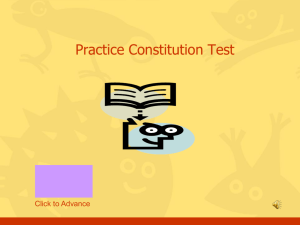 Pre Constitution Test