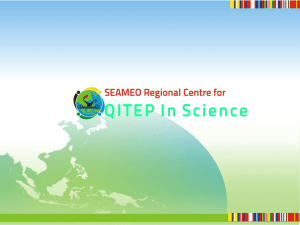 collaboration of qitep in science * ipst * little scientist house