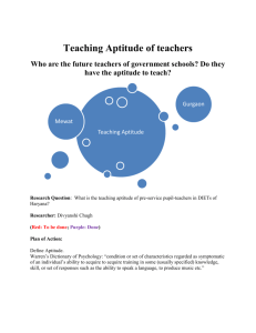 Teaching Aptitude of teachers_POA_Vol III