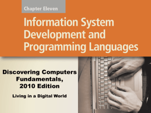 Programming Languages and Program Development Tools