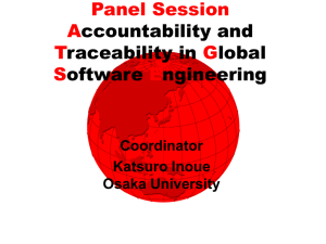 Accountability and Traceability in Global Software Engineering