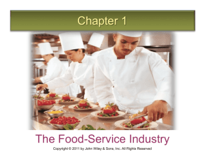 Customer service - Culinary Arts