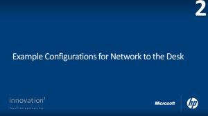 Example Configurations - HP/Microsoft Frontline Partner Portal