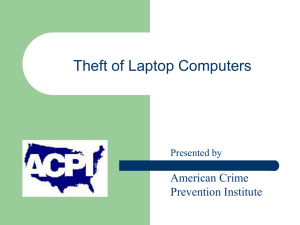 Laptop Computer Theft