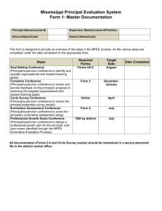 Form 4: Summative Assessment Scoring Sheet