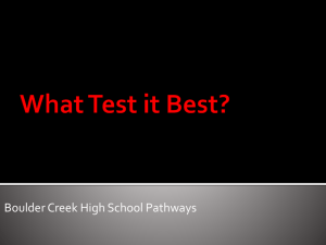 What Test is Best Powerpoint