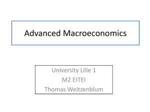 Advanced Macroeconomics - Thomas Weitzenblum Homepage