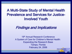 Prevalence of Psychiatric Symptoms and Disorders Among Youth in