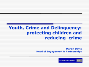 Youth Crime and Delinquency