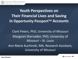 Youth Perspectives On Their Financial Lives And Saving In