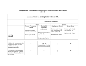 DAES_Assessment_2014.. - Department of Atmospheric and