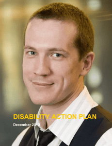 1. about our disability action plan