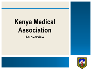 Kenya Medical Association presentation Apr15 2.21MB 2015