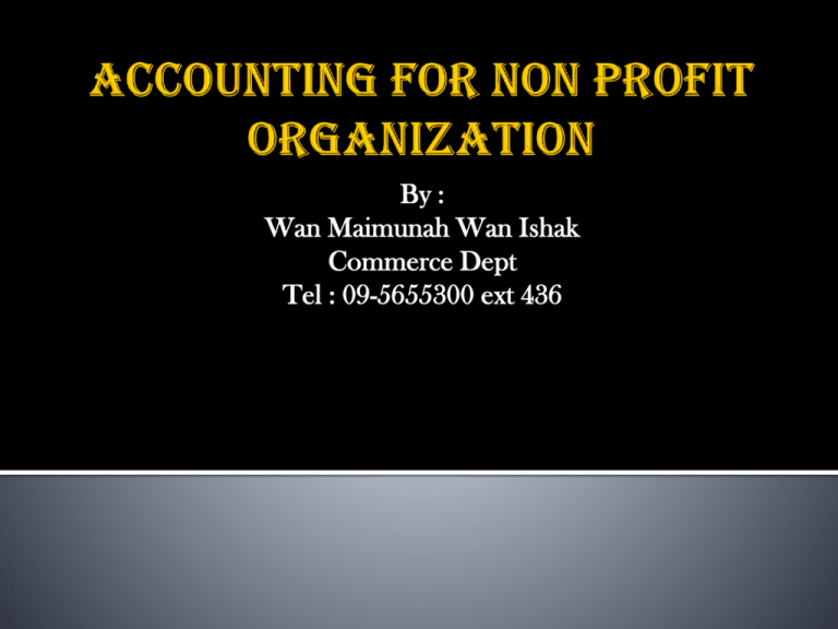 accounting-for-non-profit-organization