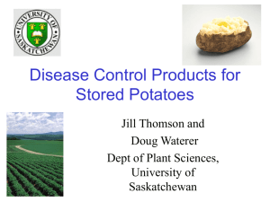 Control of Storage Diseases - University of Saskatchewan
