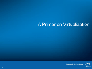 A Primer on Virtualization
