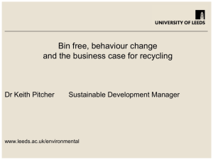 Waste Essentials University of Leeds Case Study