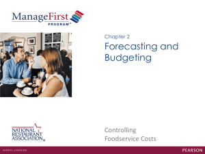 Chapter 2 Forecasting and Budgeting