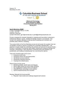 Syllabus - Columbia University