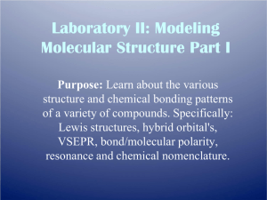 Laboratory II: Molecular Modeling