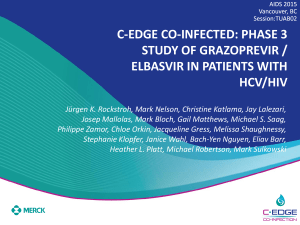 C-EDGE Co-Infected: Phase 3 Study of
