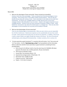 Group D - Module 16 (Home Ownership)