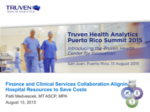 Aligning Hospital Resources to Save Costs