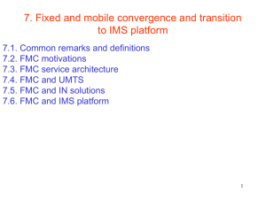 5. Fixed and mobile convergence