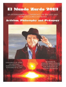 conference program - Society for the Study of Gloria Anzaldua