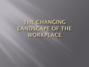 The Changing Landscape of Organizations