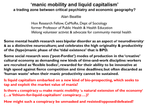 Manic mobility and liquid capitalism
