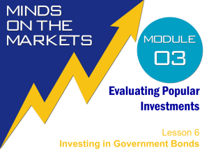 Investing In Government Bonds