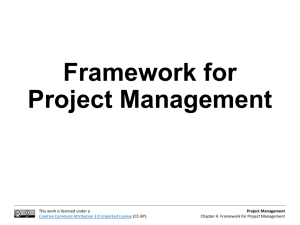 Project Management - BC Open Textbooks