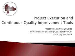 Project Execution and CQI Tools PPT