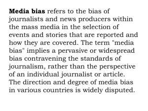 Media bias