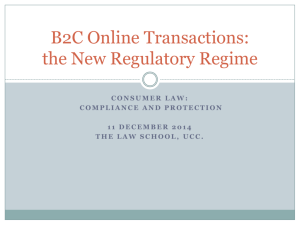 B2C Online Transactions ppt
