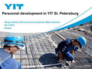 Being a part of YIT - Welcome to YIT