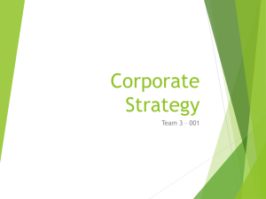 Chapter 7. Corporate Strategy