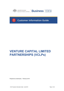 Venture Capital Limited Partnerships