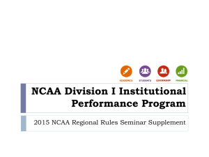 NCAA Division I Institutional Performance Program