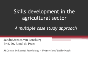 Presentation - J. Jansen van Rensburg