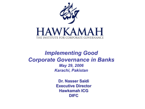 Hawkamah Overview - State Bank of Pakistan