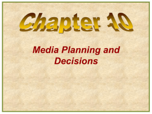 An Overview of Media Planning