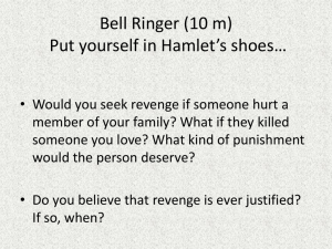 Bell Ringer Put yourself in Hamlet*s shoes*