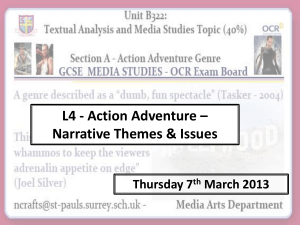 L4 – Action Adventure – Narrative Themes