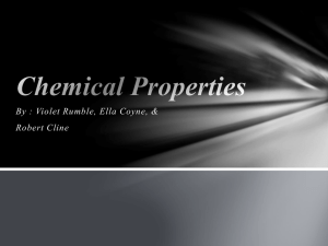 Chemical Properties