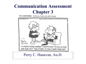 Communication Assessment